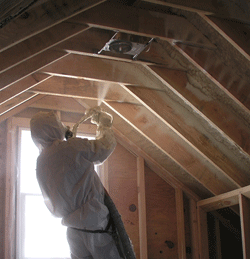  HI attic spray foam insulation